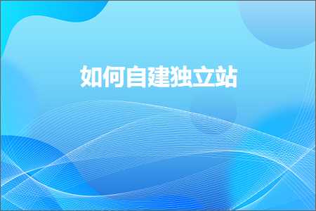 璺ㄥ鐢靛晢鐭ヨ瘑:濡備綍鑷缓鐙珛绔? width=