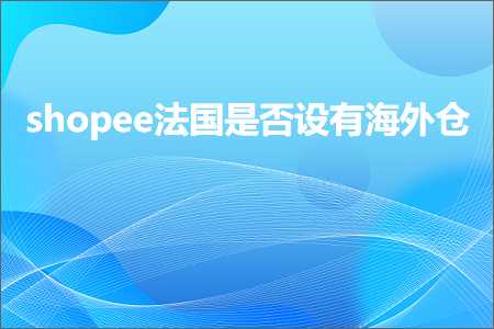 璺ㄥ鐢靛晢鐭ヨ瘑:shopee娉曞浗鏄惁璁炬湁娴峰浠? width=